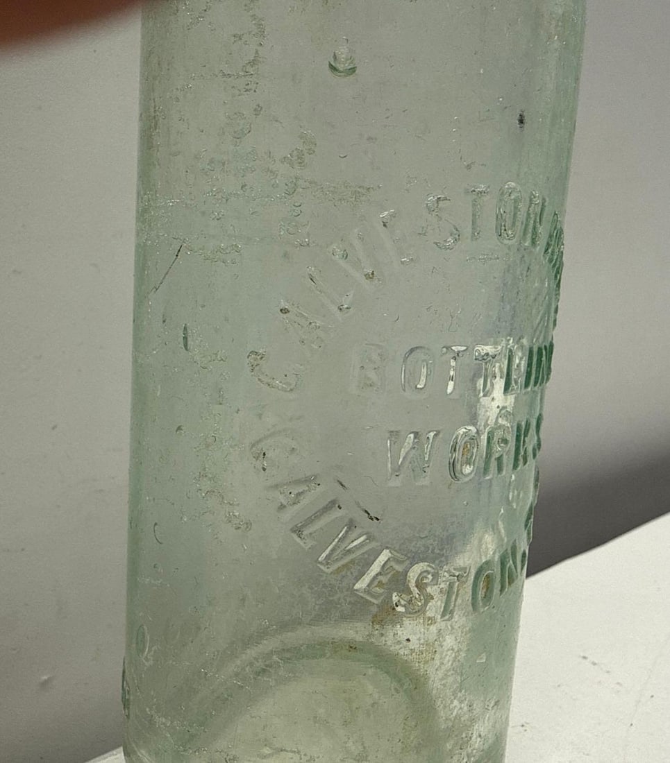 1920's Galveston Bottling Works Soda Bottle Galveston, Texas - 2