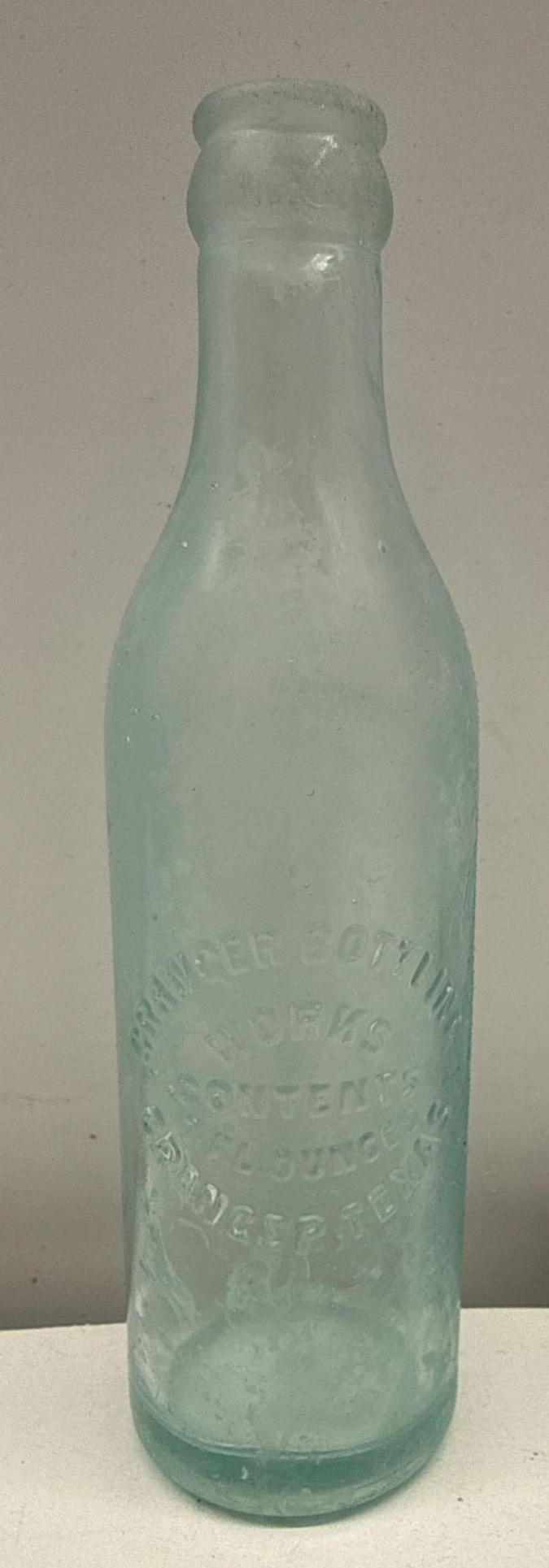 1920's Granger Bottling Works Soda Bottle Granger, Texas: 1920's Granger Bottling Works Soda Bottle Granger, Texas