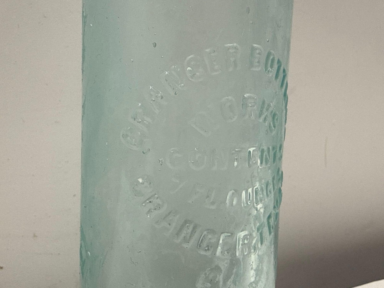 1920's Granger Bottling Works Soda Bottle Granger, Texas - 2