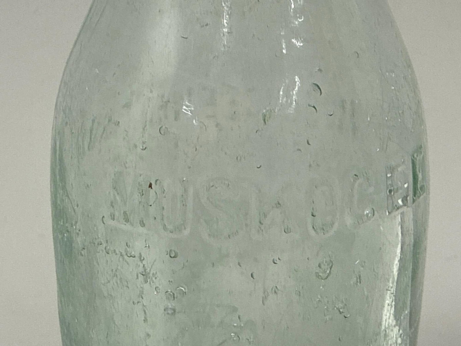 1920's Muskogee, Oklahoma Soda Bottle - 6
