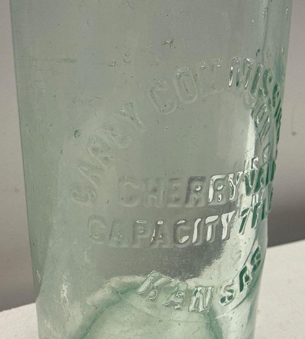 1920's Carey Commission Soda Bottle Cherryvale, Kansas - 2