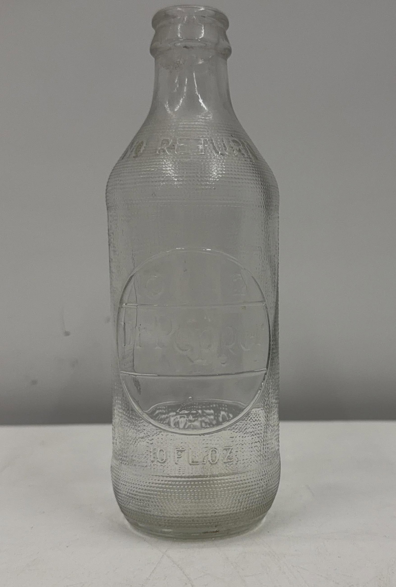 Dr Pepper 10-2-4 Clear Short Soda Bottle - 2