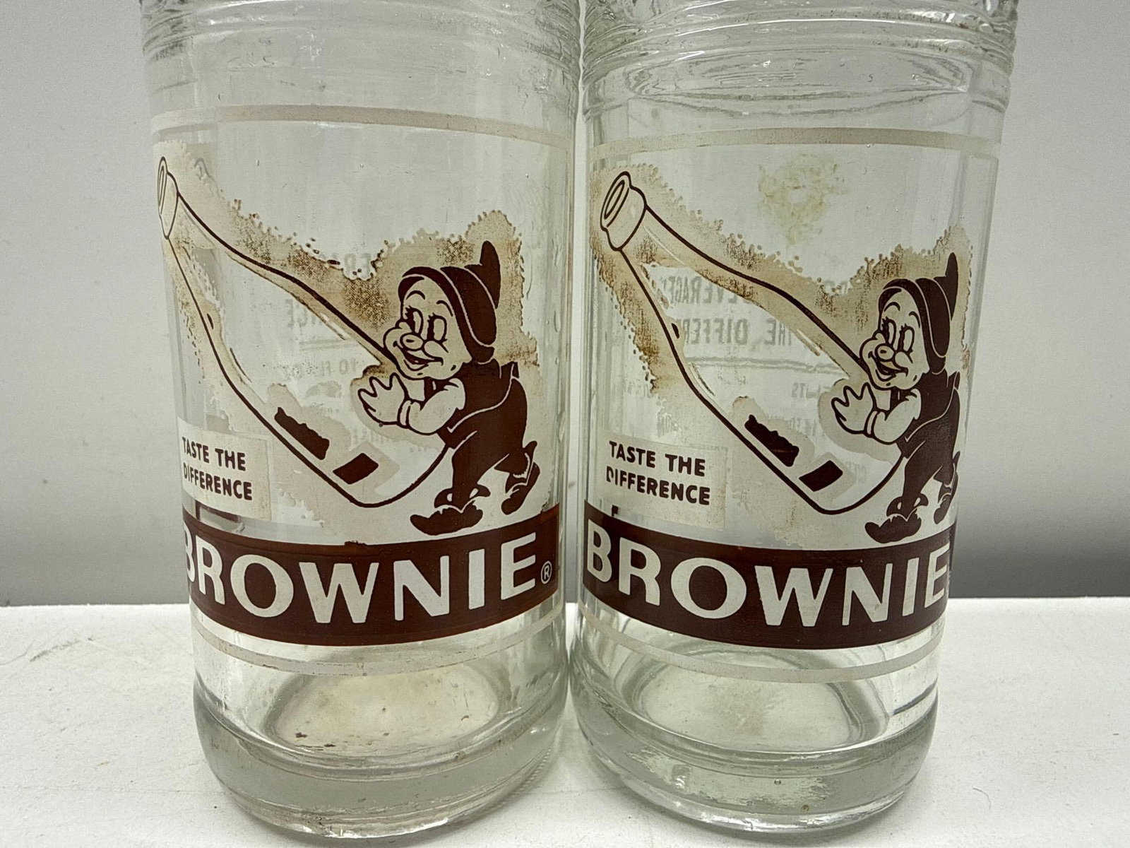 Two "King Size" Brownie Soda Bottles Schiller Park, Illinois - 2