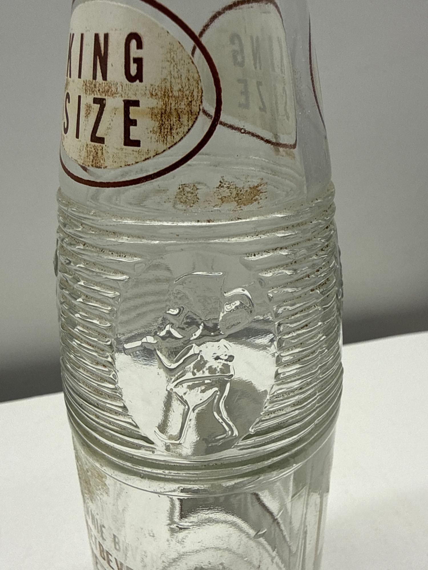 Two "King Size" Brownie Soda Bottles Schiller Park, Illinois - 4