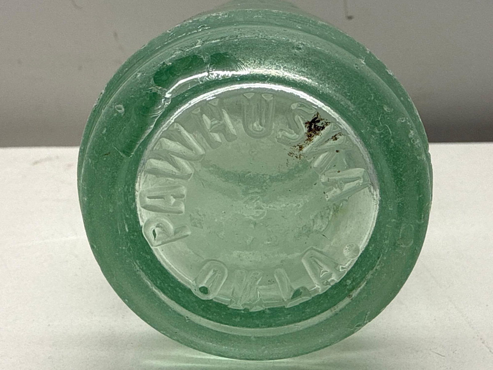 Nu Icy Art Deco Figural Soda Bottle Pawhuska, Oklahoma - 4