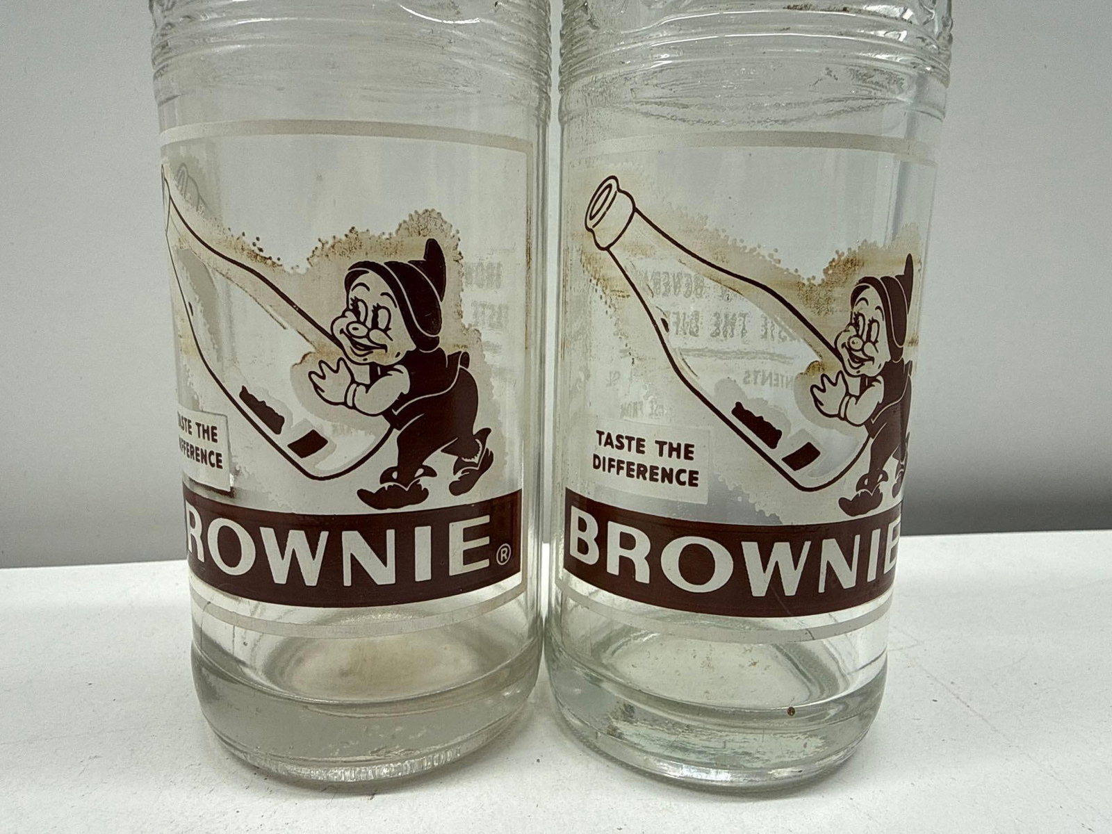 Two "King Size" Brownie Soda Bottles Schiller Park, Illinois - 2