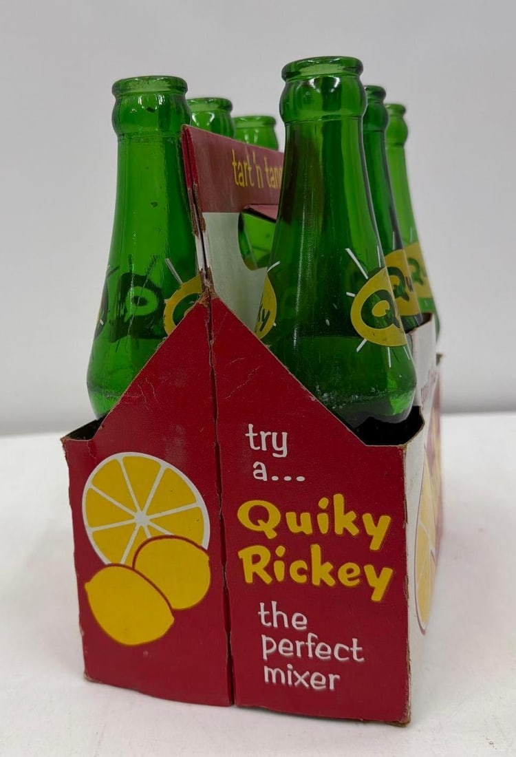 Six Pack Quiky Soda Mixer Bottles NOS - 2