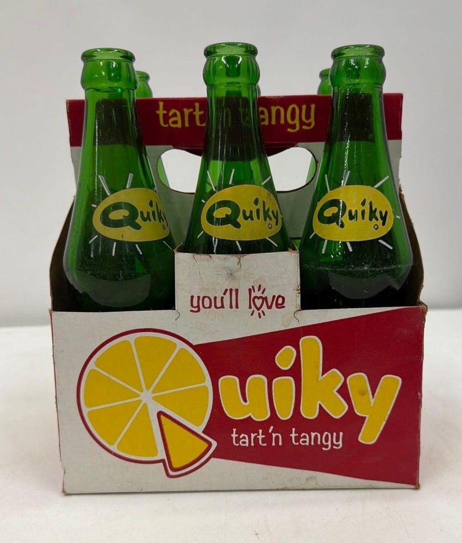 Six Pack Quiky Soda Mixer Bottles NOS - 3