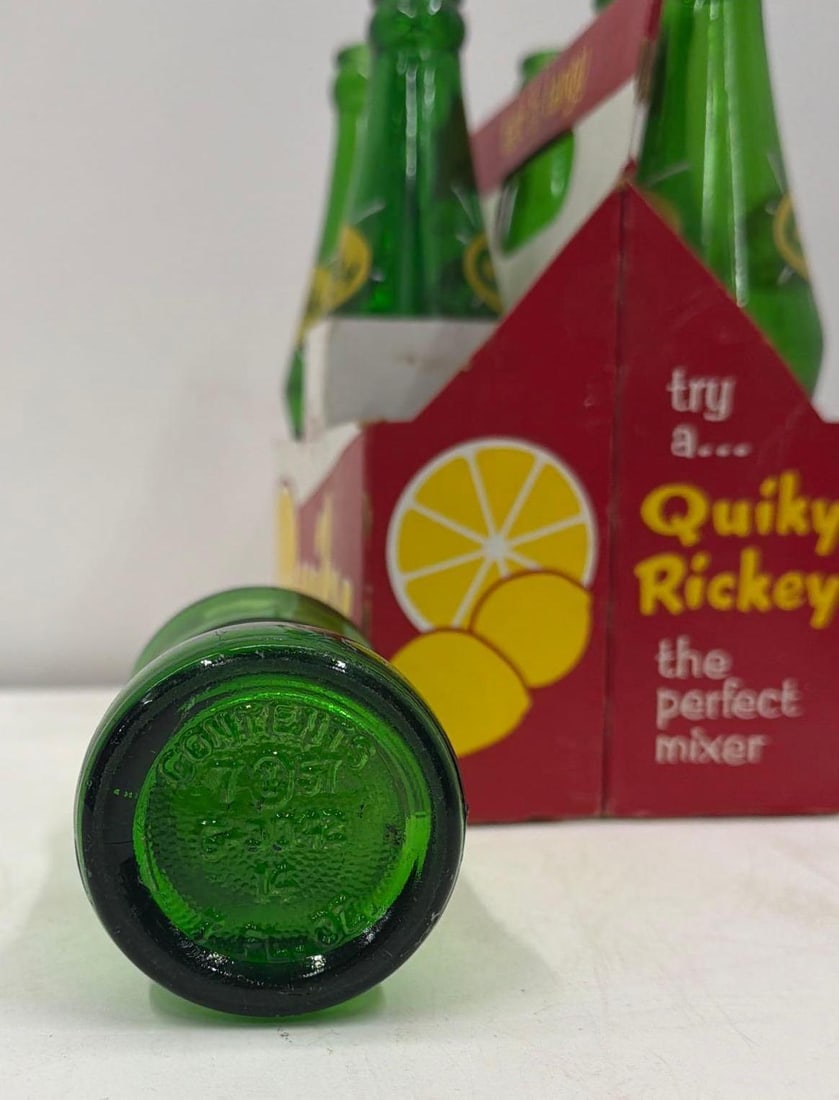 Six Pack Quiky Soda Mixer Bottles NOS - 7