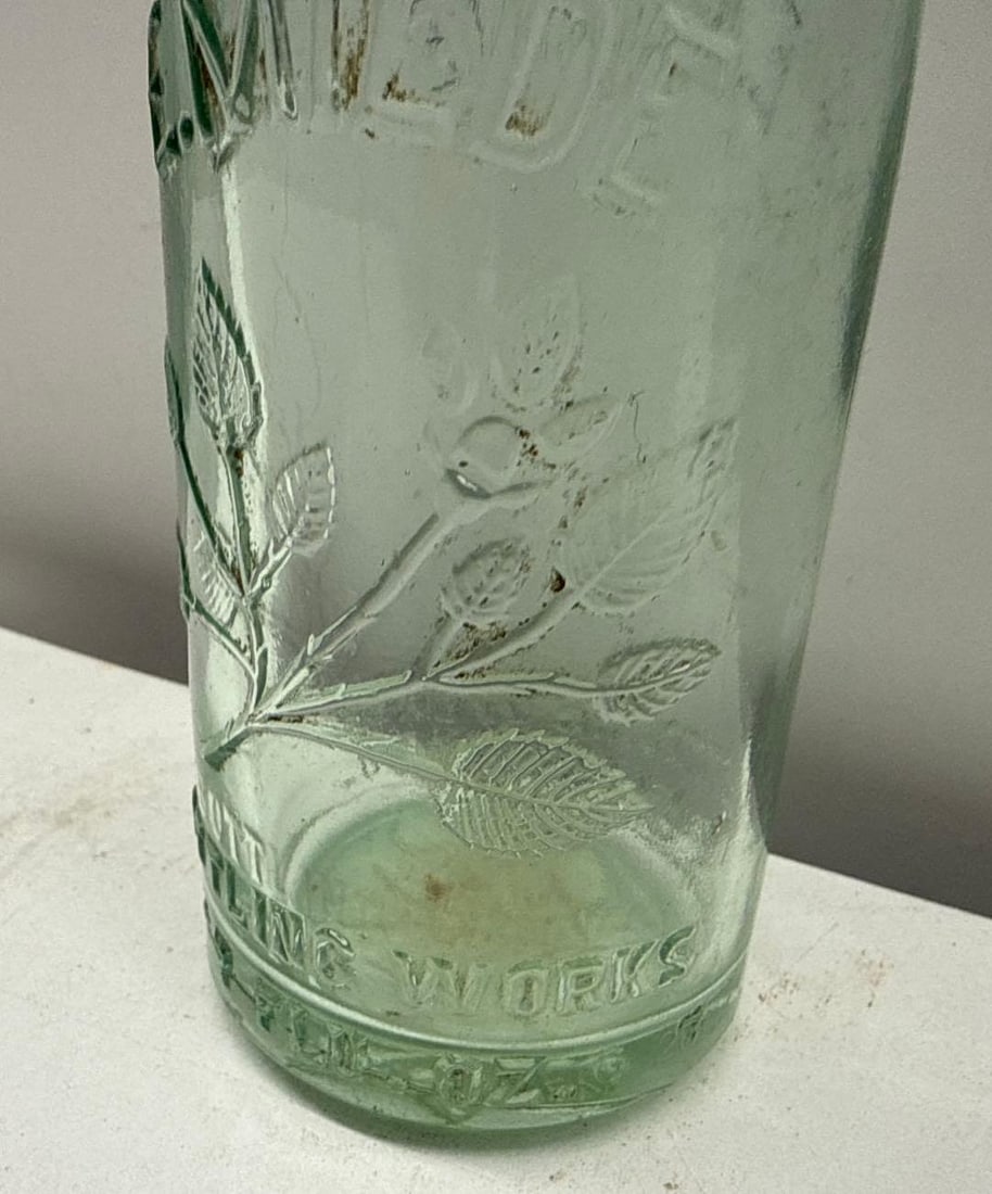1920's E Milde Bottling Works Soda Bottle Jackson, MO - 5