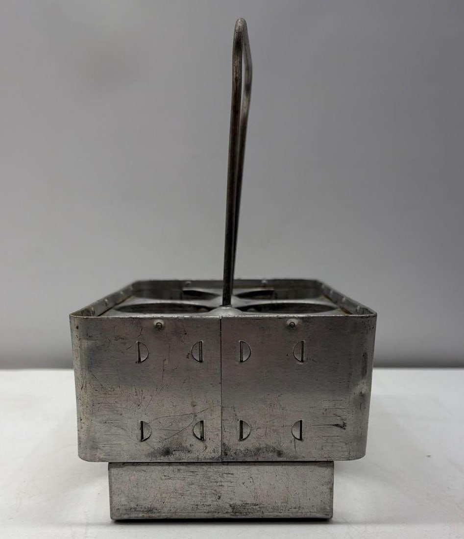 Early Coca-Cola Aluminum Six Pack Carrier - 2