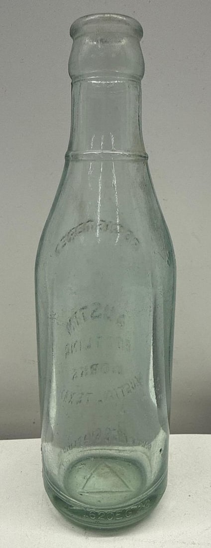 1920's Austin Bottling Works Clear Soda Bottle Austin, Texas - 4