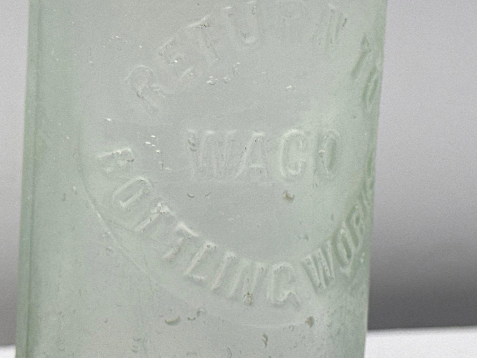 1920's Waco Bottling Works Soda Bottle Waco, Texas - 2
