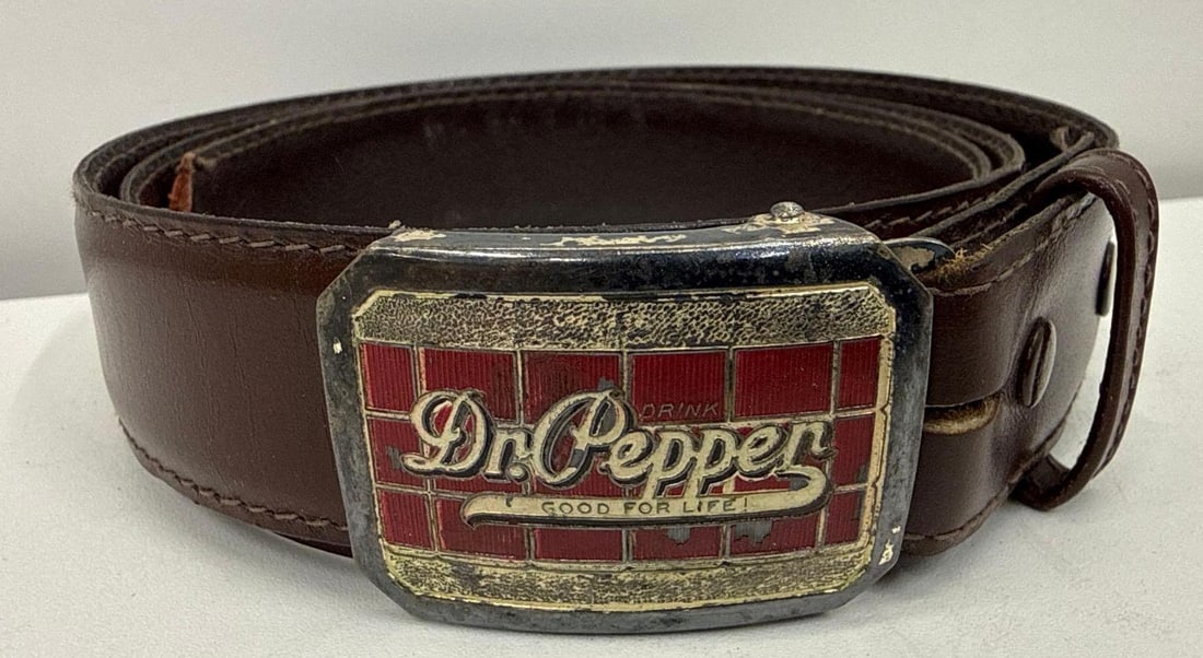 1940's Dr Pepper Belt and Buckle - 2