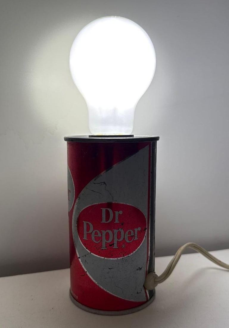 Mid-Century Dr Pepper Can Light (1 of 5)