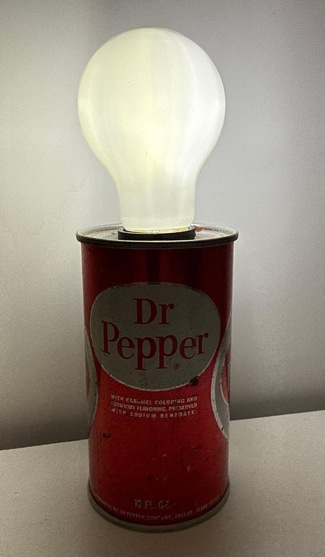 Mid-Century Dr Pepper Can Light - 2