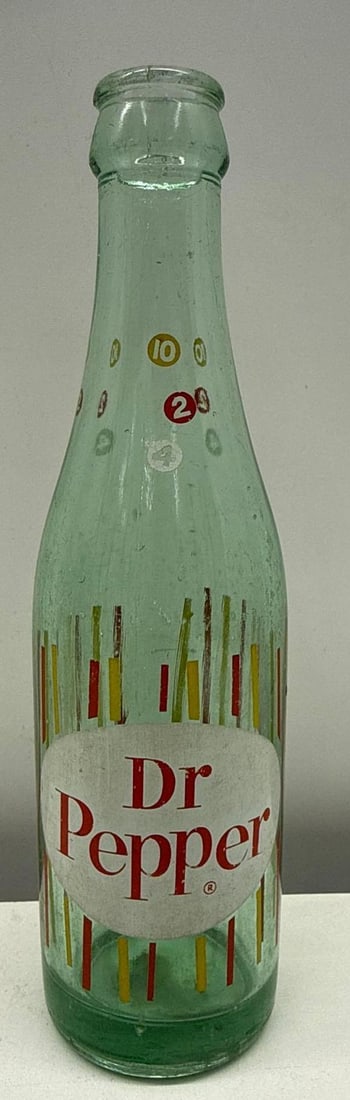 Dr Pepper Transitional "Striped" Soda Bottle: Dr Pepper Transitional "Striped" Soda Bottle