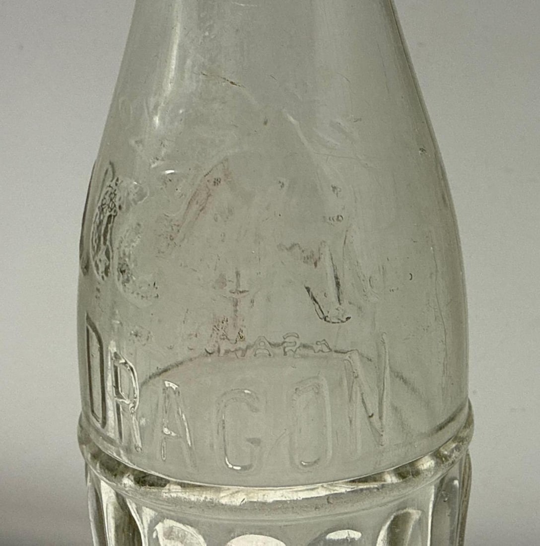 Art Deco Figural Dragon Soda Bottle San Antonio, TX - 3