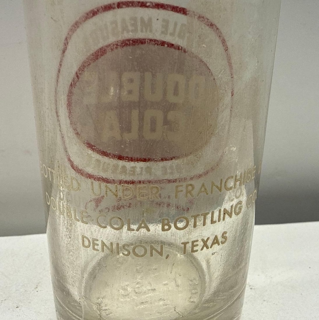 Double Cola Soda Bottle Dennison, TX - 4