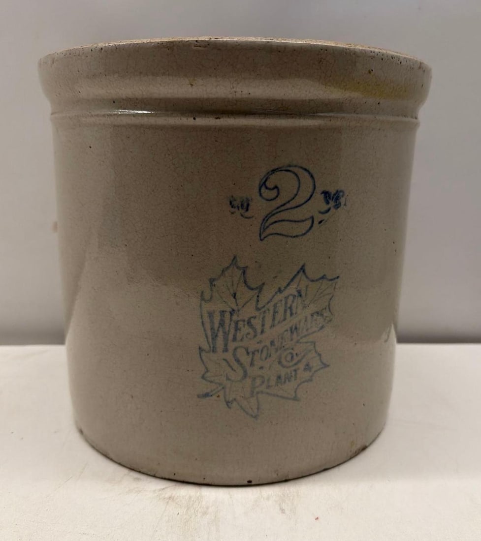 Western Stoneware Two Gallon Crock - 2