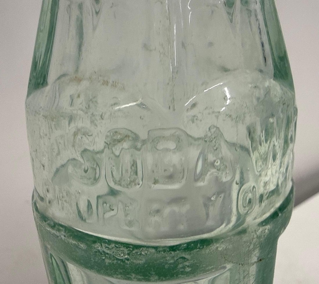 Art Deco Coca-Cola Soda Water Bottle Waurika, OK - 2