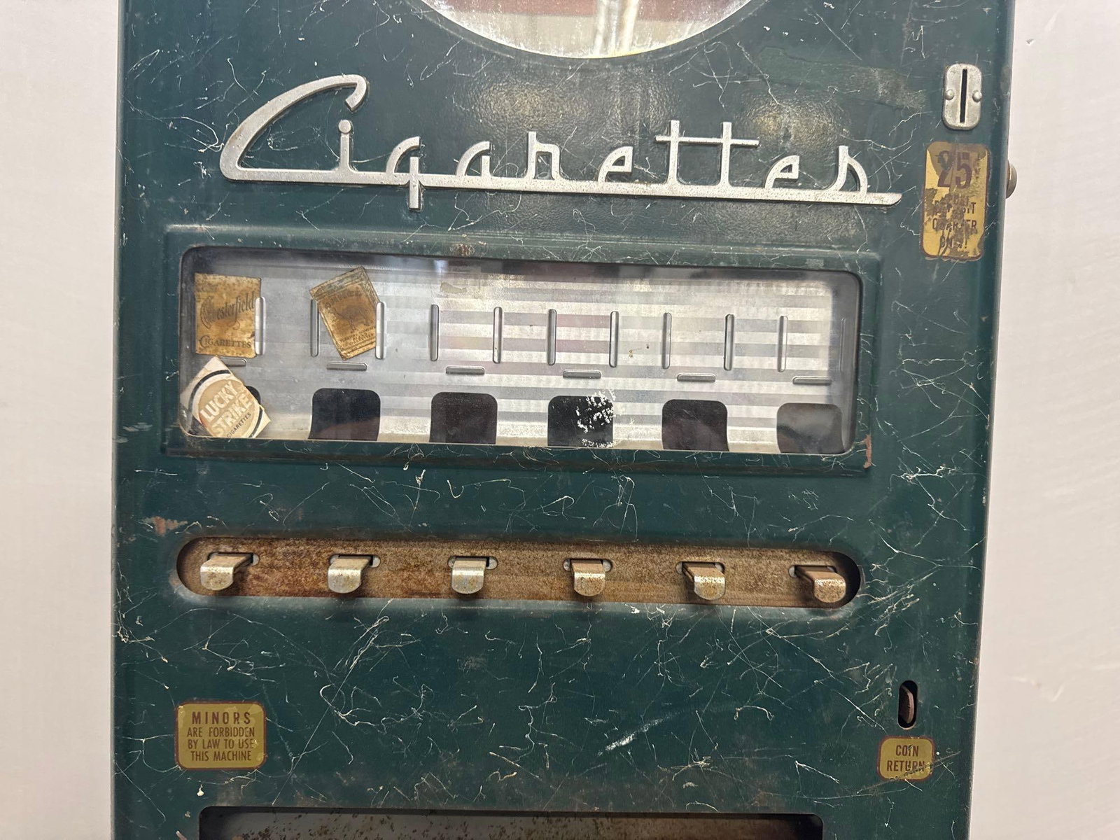 Art Deco Cigarettes Coin Operated Machine - 3