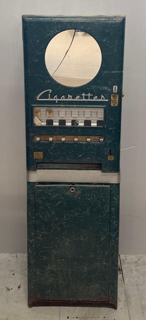 Art Deco Cigarettes Coin Operated Machine - 7
