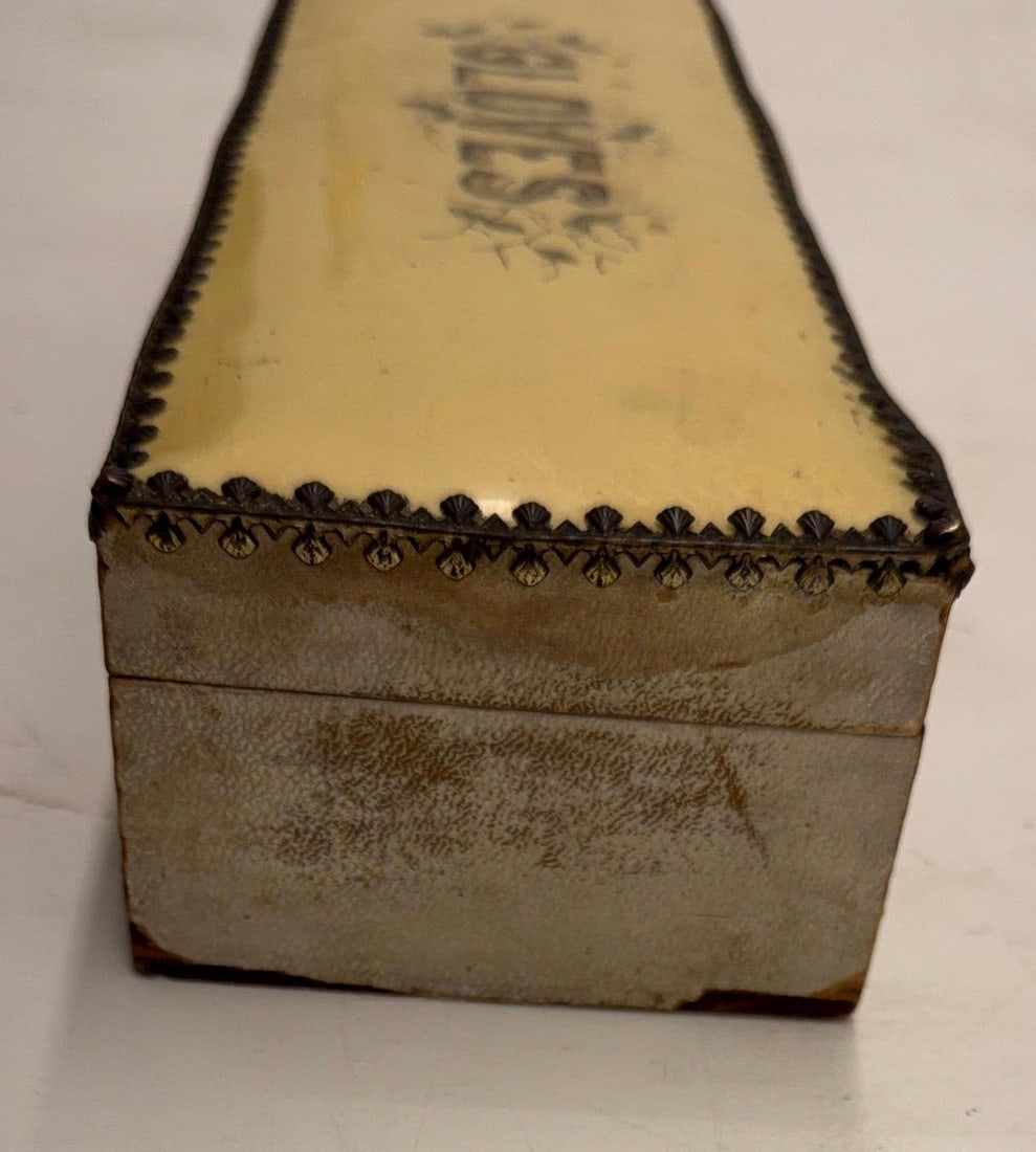 Early Celluloid Gloves Counter Display Case - 3