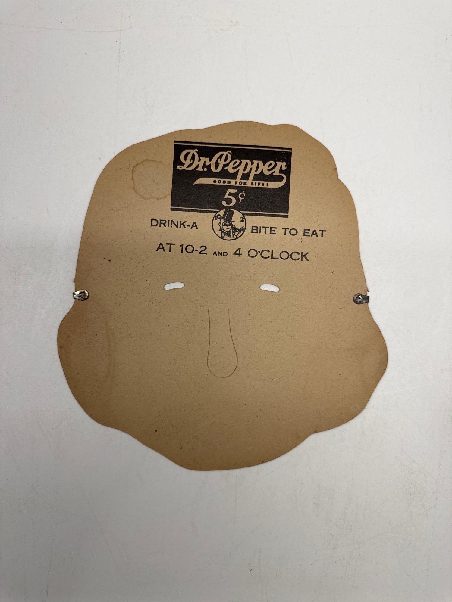 1920's Dr Pepper Native American Halloween Mask - 2