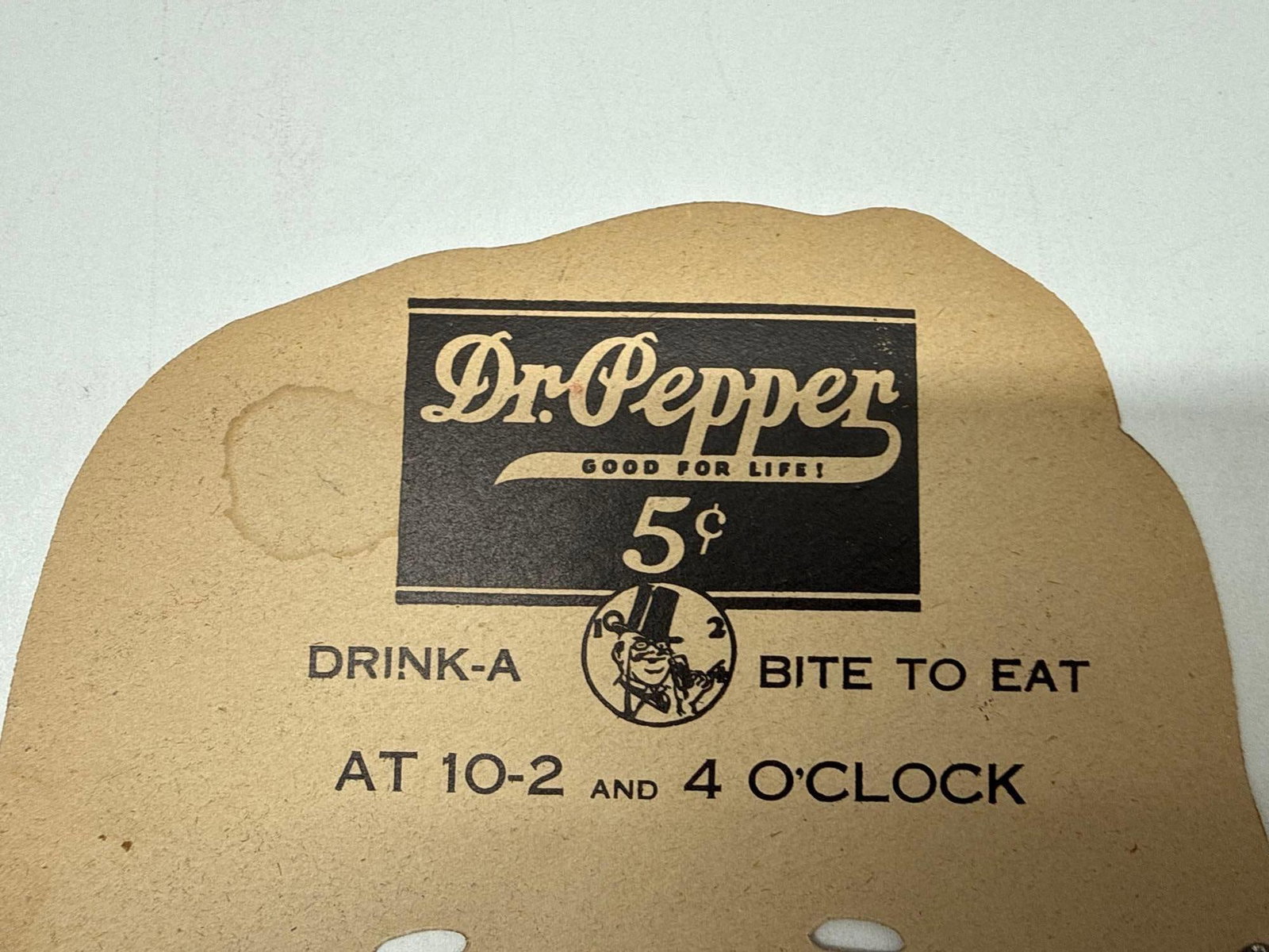 1920's Dr Pepper Native American Halloween Mask - 3