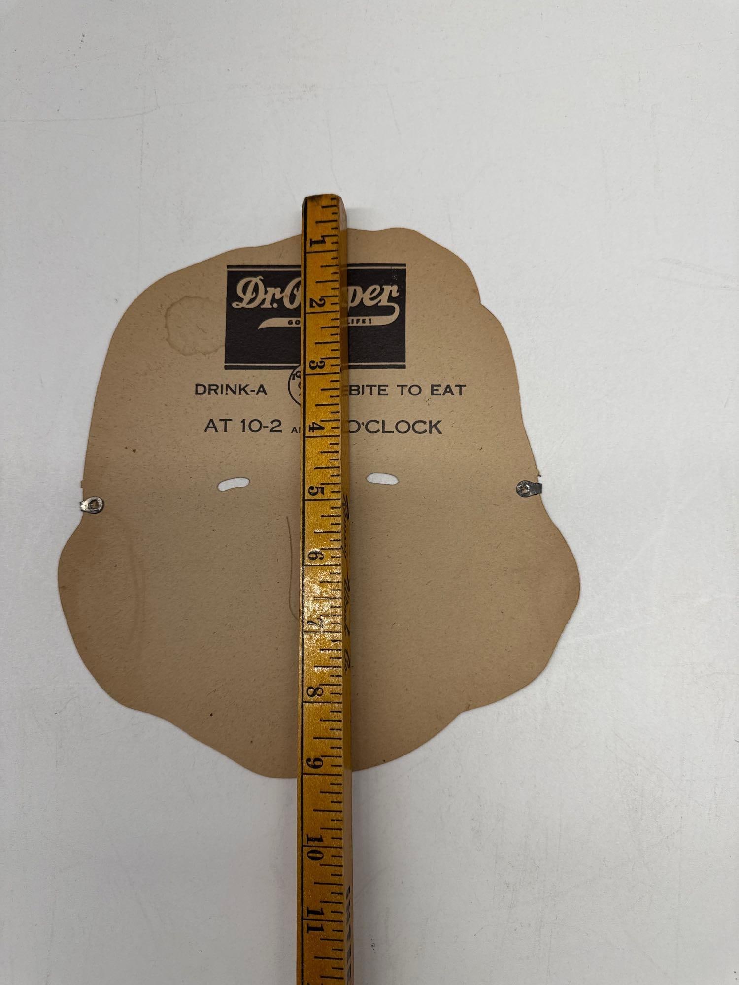 1920's Dr Pepper Native American Halloween Mask - 4