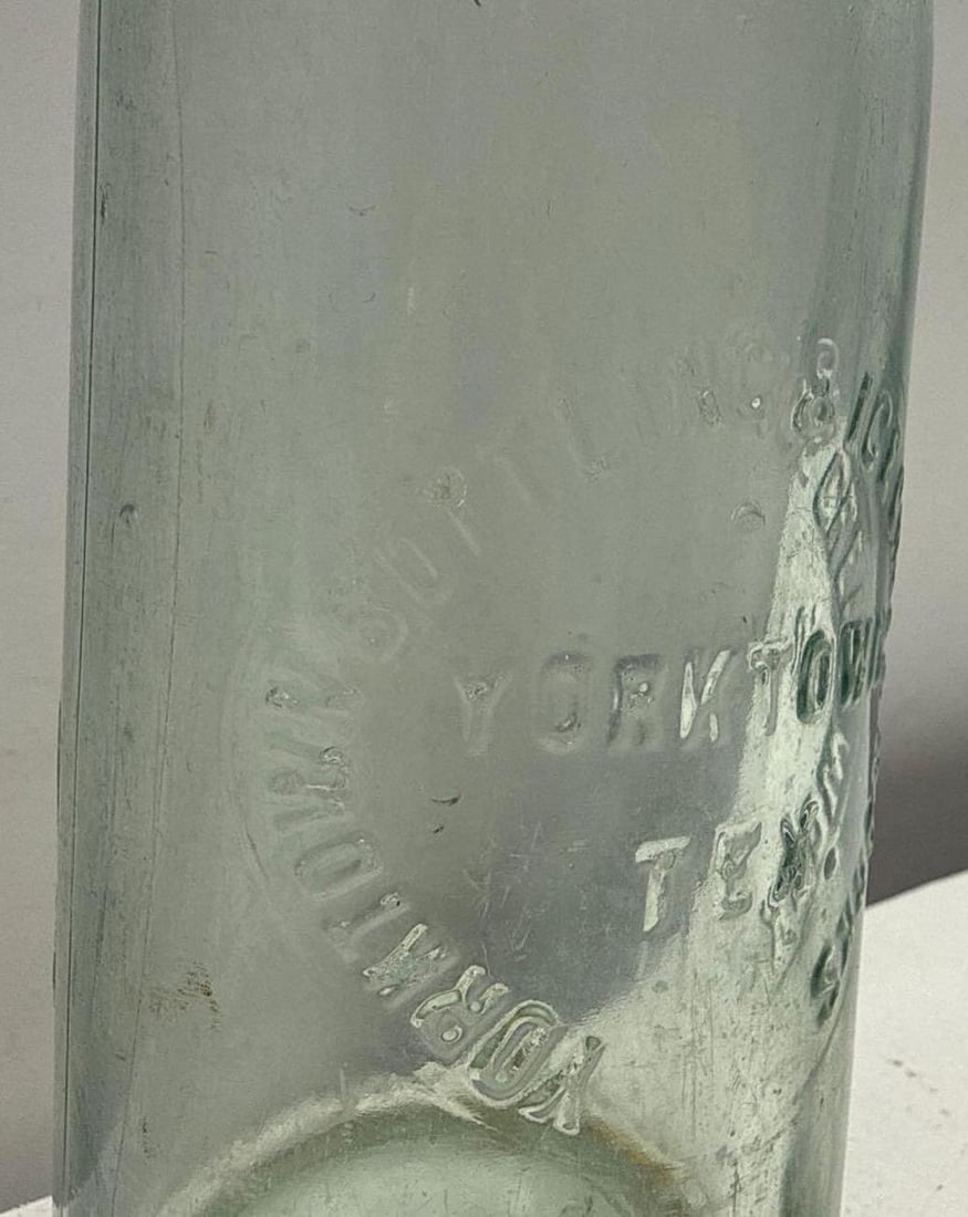 Yorktown Bottling & Ice Cream Soda Bottle Yorktown, Texas - 2