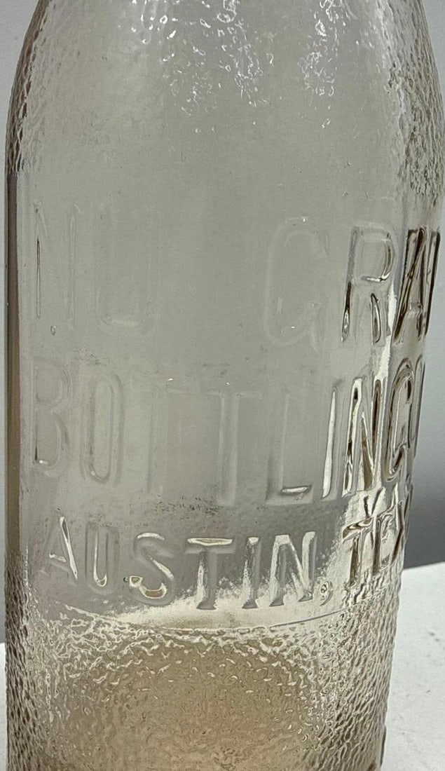 1920's Nu Grape Bottling Soda Bottle Austin, Texas - 2