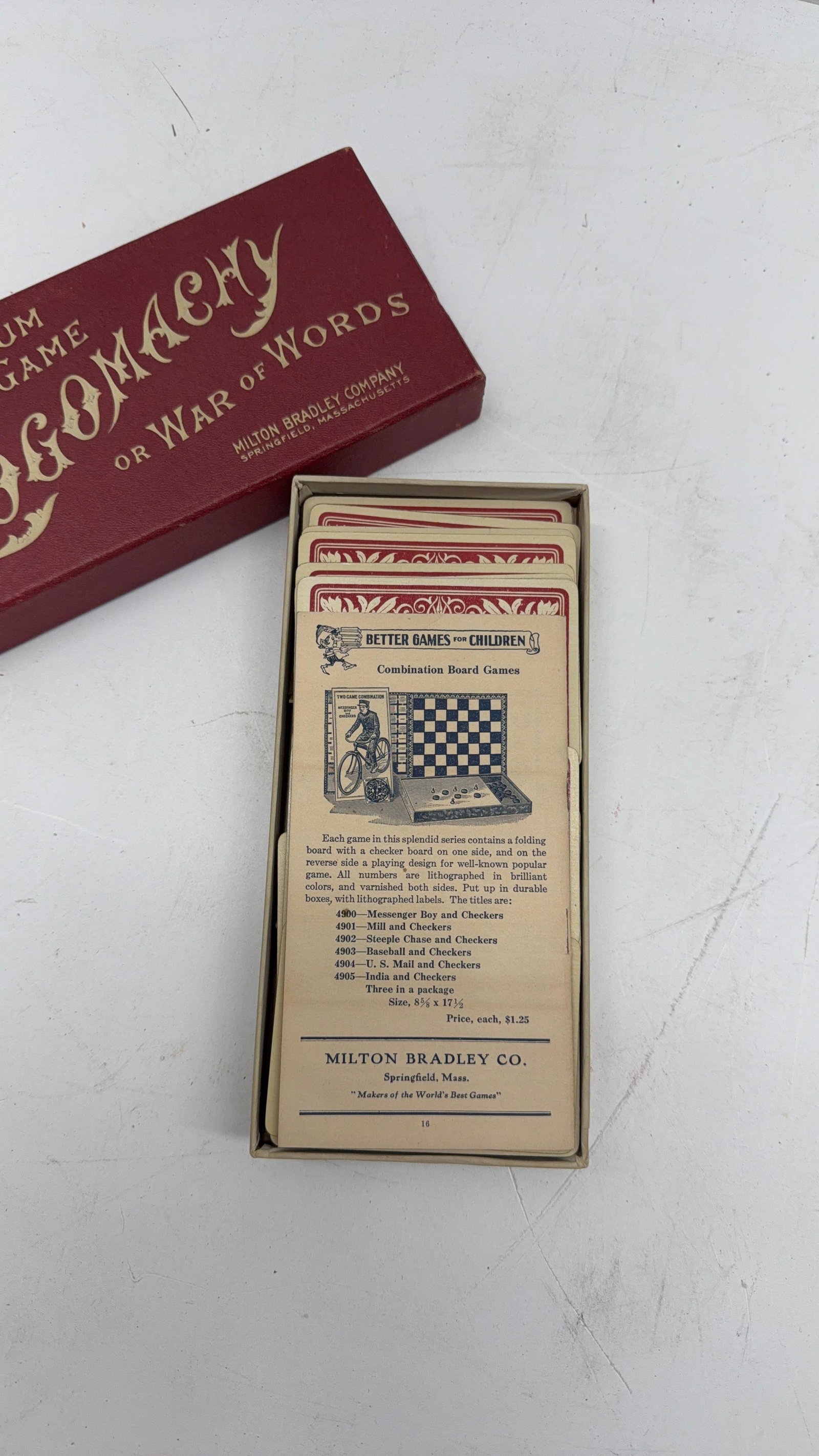 Early "Logo Machy" Board Game Milton Bradley - 3