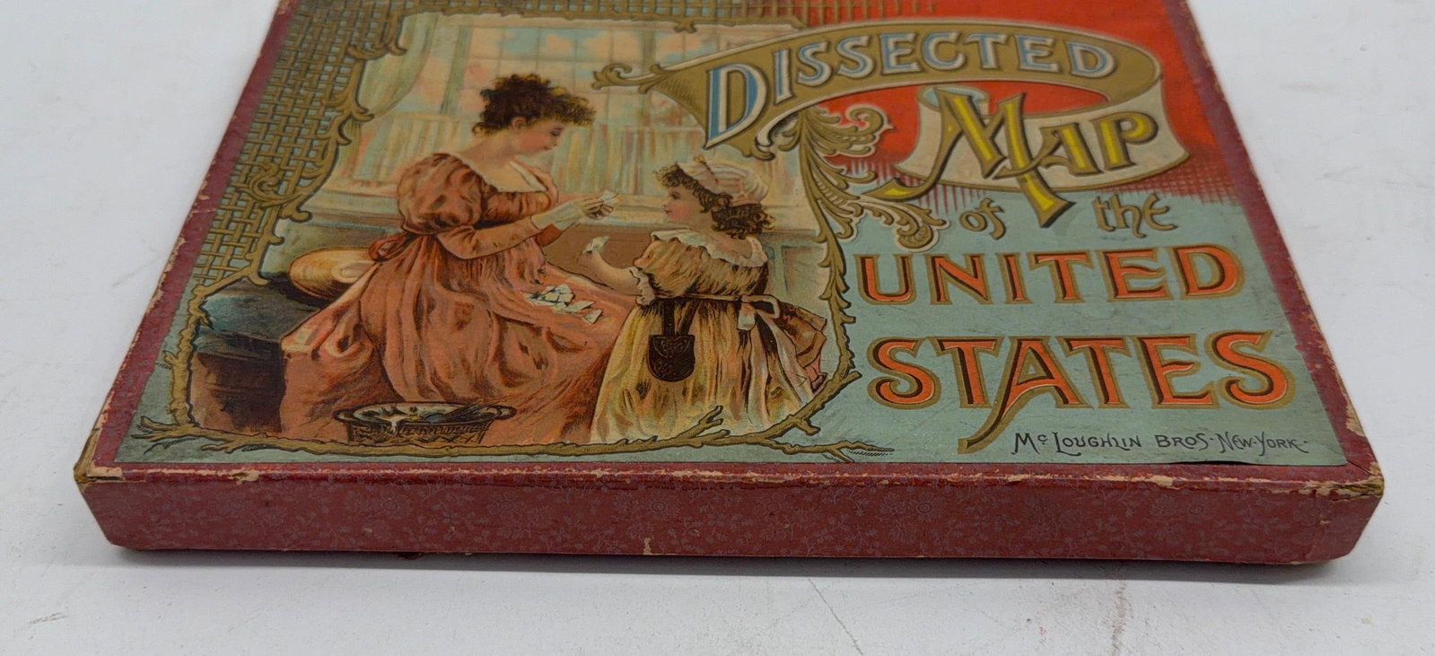 Early "Dissected United States Puzzle Game - 3