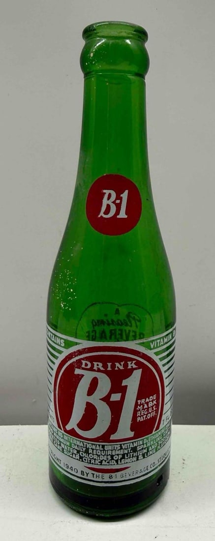 B1 Lemon Lime Soda Bottle Tulsa, Oklahoma (1 of 6)