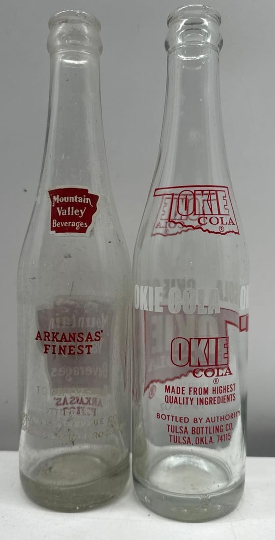 Mountain Valley Beverages and Okie Soda Bottles Little Rock and Tulsa - 2