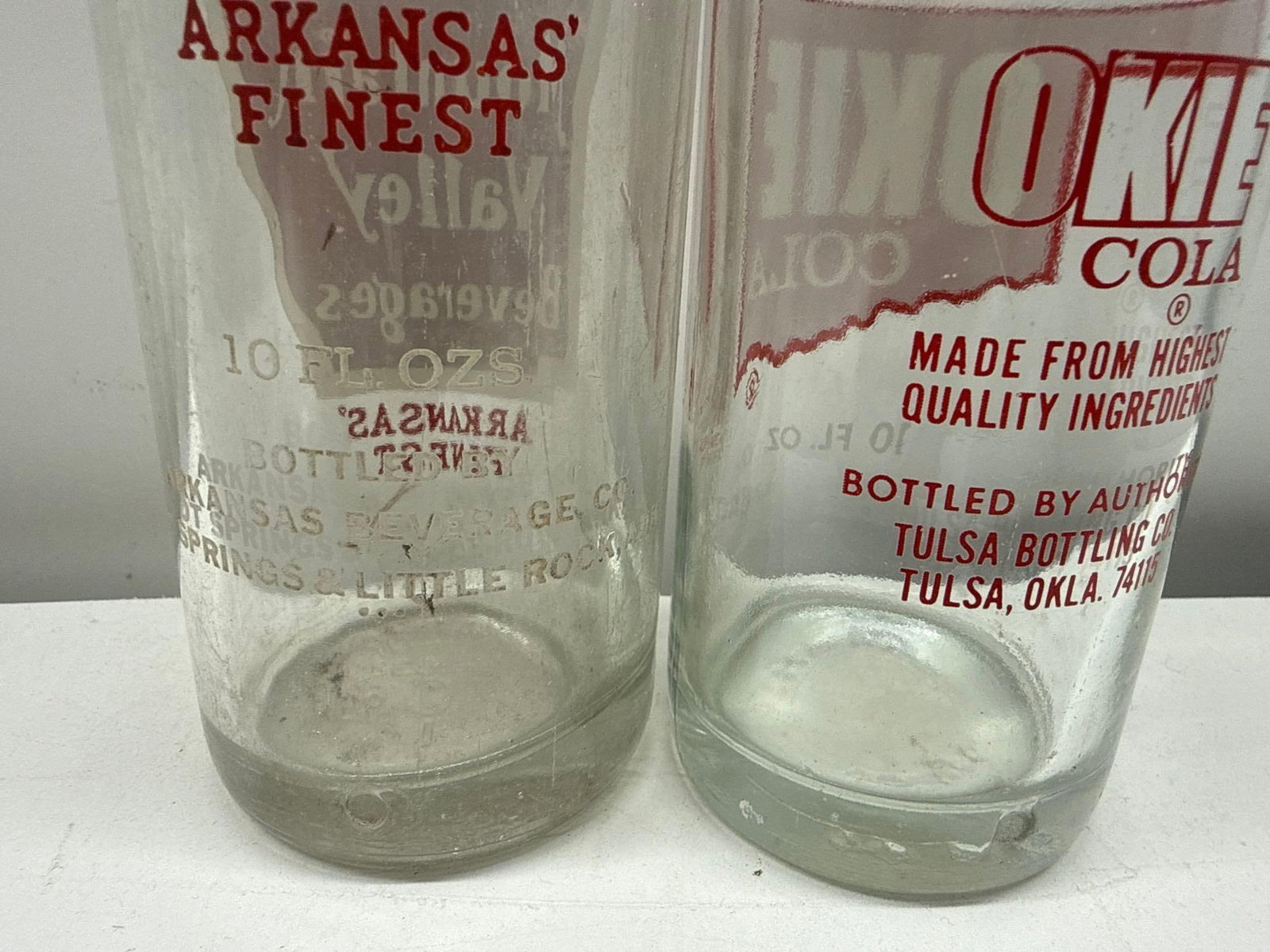 Mountain Valley Beverages and Okie Soda Bottles Little Rock and Tulsa - 3