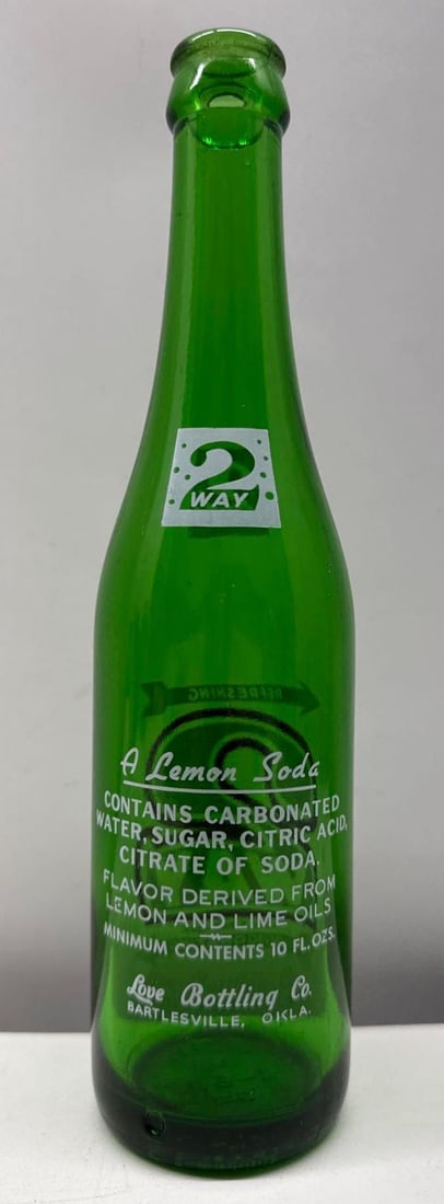 2 Way Lemon Lime Soda Love Bottling Bartlesville, OK - 4