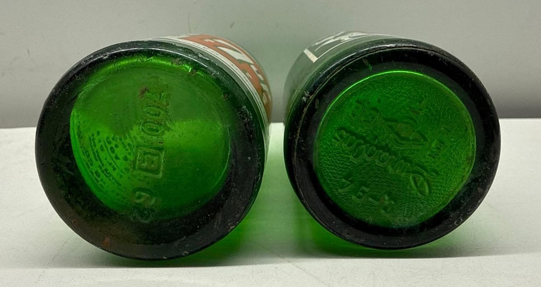 Two Art Deco 7up Soda Bottles Austin, Texas - 5