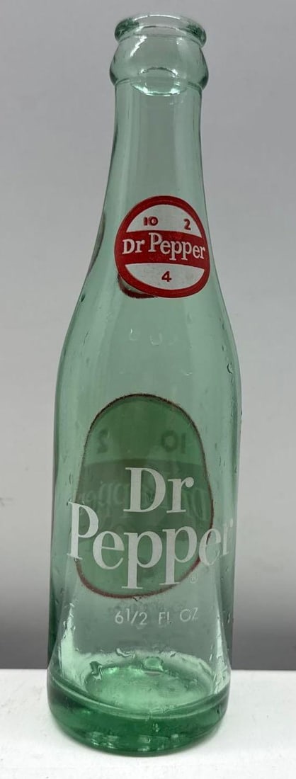Dr Pepper 10-2-4 Clear 6.5oz Soda Bottle - 2