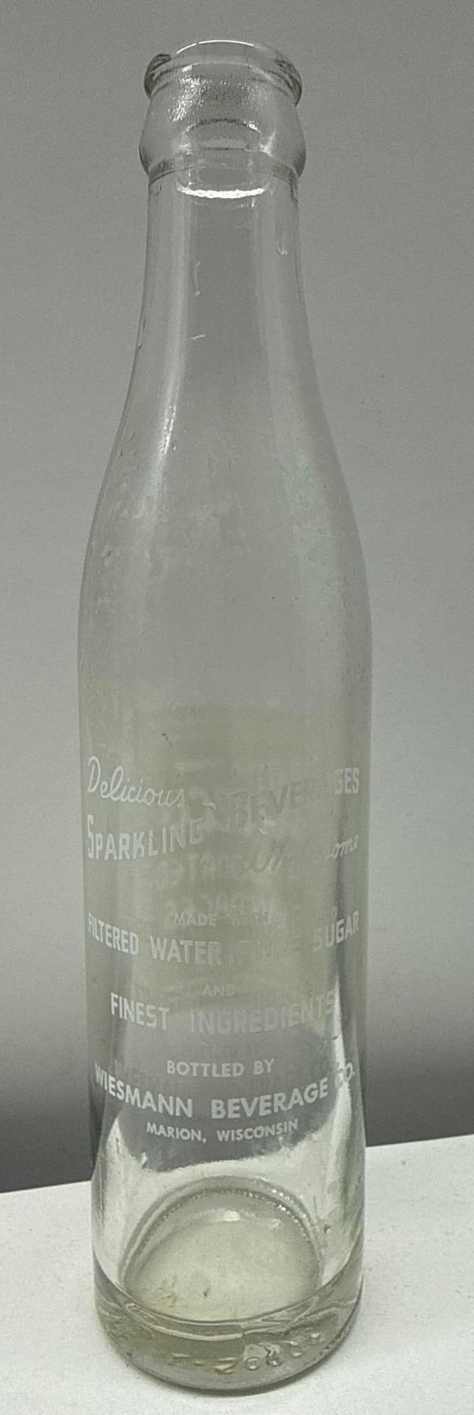 WIECO Carbonated Beverages Soda Bottle Marion, WI - 4