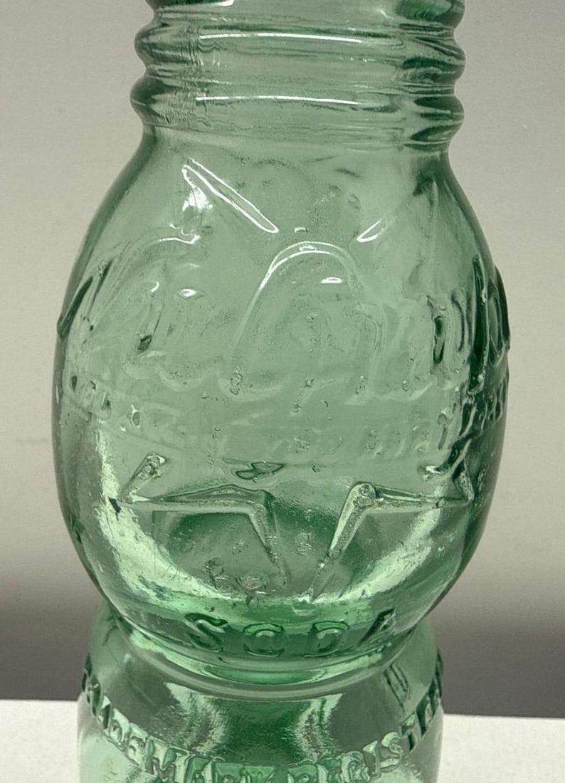 1920's Nu Icy Figural Soda Bottle - 2