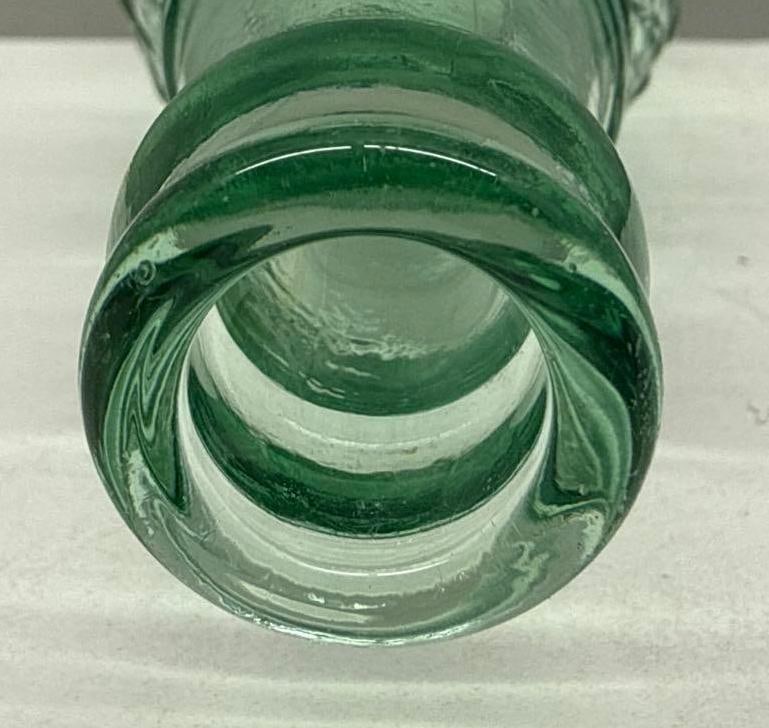 1920's Nu Icy Figural Soda Bottle - 7