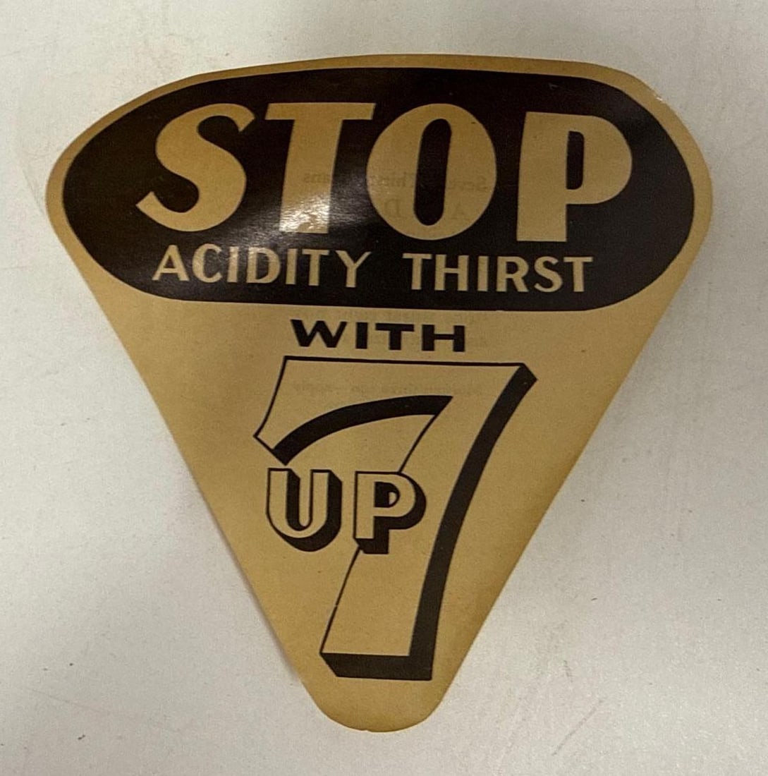 Stop With 7up Decal and Bottle Opener - 5