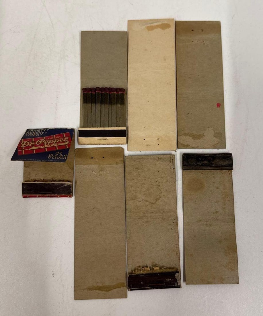 Six Soda Matchbooks - 2