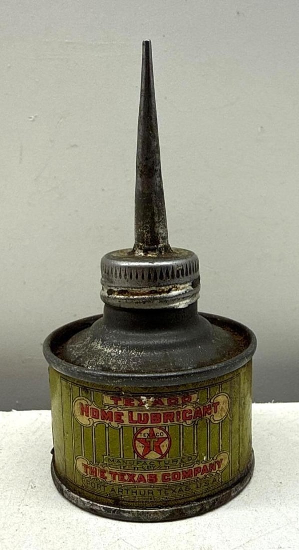 Early Texaco Home Lubricant 1/8th Pint Oiler (1 of 7)