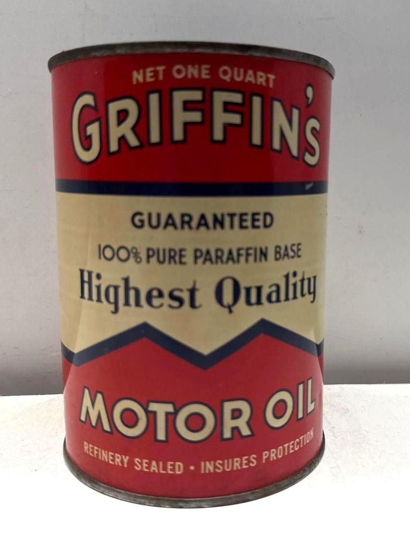 Griffins Grocery Highest Quality Motor Oil Quart Can Muskogee, Oklahoma (1 of 7)