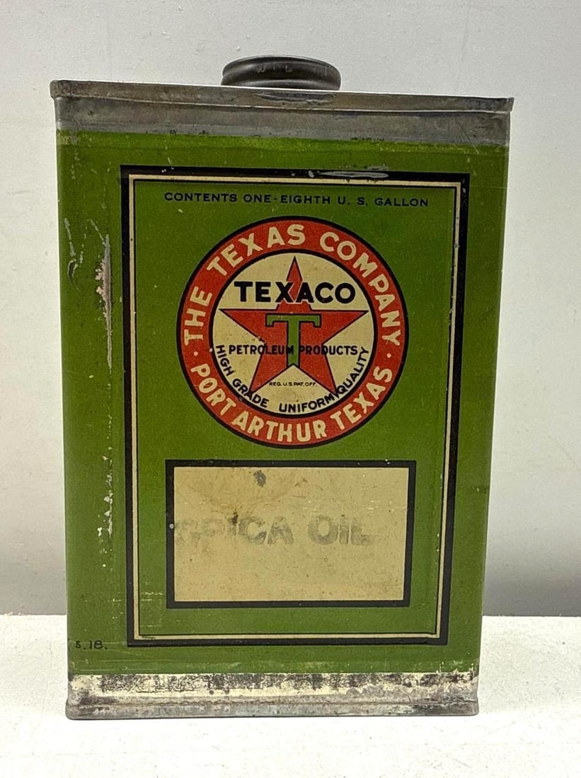 Texaco 1/8" Gallon Spica Oil Can (1 of 6)
