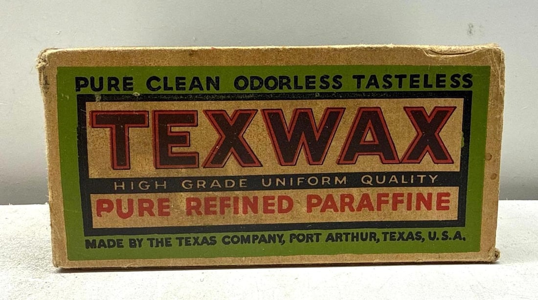 1920's TEXWAX Bar w/ Original Box (1 of 6)